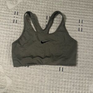 Nike Gray Sports Bra Medium Support